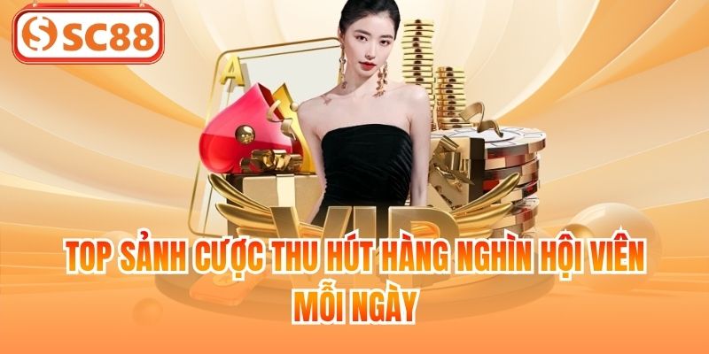 Top sảnh cược thu hút hàng nghìn hội viên mỗi ngày