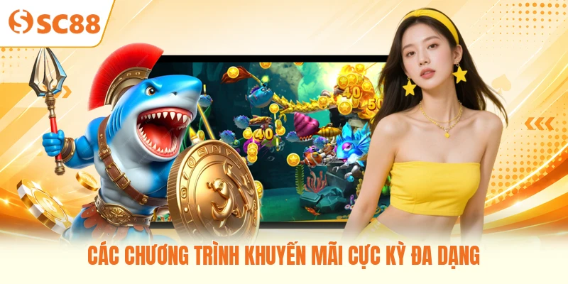 Các chương trình khuyến mãi cực kỳ đa dạng